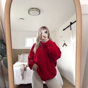 Vintage Style Universal Thread Red Crewneck Sweatshirt